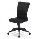 オフィスチェア メッシュ仕様 ミドルバック ブラック