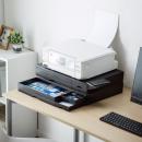 プリンター台(卓上・引き出し付・A4収納対応・プリンタステーション)