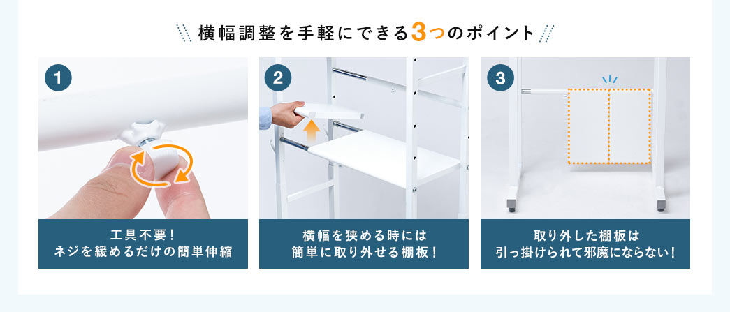 横幅調整を手軽にできる3つのポイント