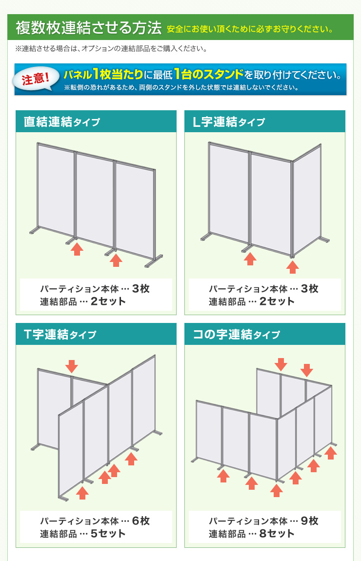 複数枚連結させる方法