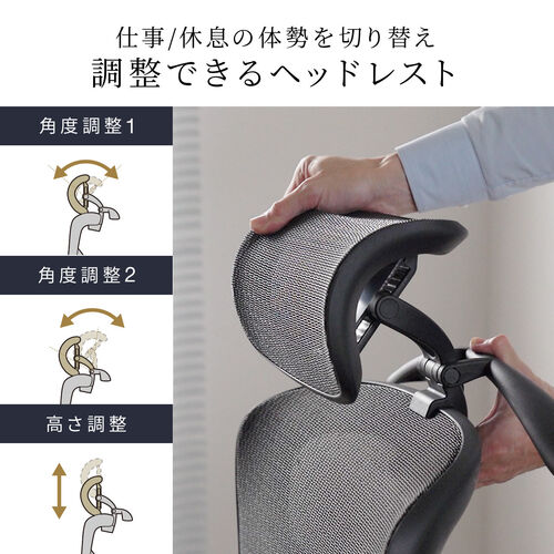 年末大感謝セール】メッシュチェア 耐荷重125kg シンクロロッキング