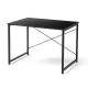 【アウトレット】シンプルワークデスク 幅100cm 奥行70cm ブラック