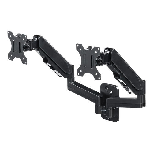 在庫限り】デュアルモニター モニターアーム 壁設置 ガス圧式 32インチ