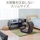 【アウトレット】パソコンデスク(ロータイプ・木製・収納付・幅85cm・奥行45cm・ローデスク・ダークブラウン)
