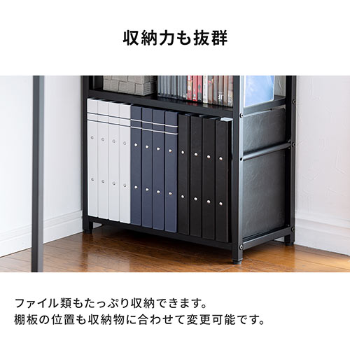 シェルフデスク パソコンデスク 収納ラック 勉強机 書斎デスク 幅100cm