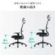【アウトレット】メッシュチェア 体重感知式ロッキング ロッキング固定 高密度メッシュ 座面ウレタンクッション アームレスト