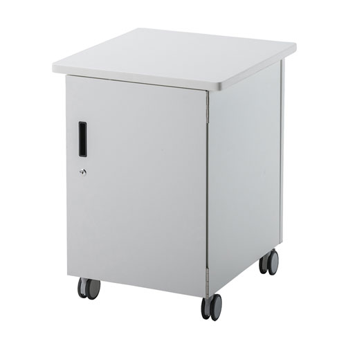 プロジェクター台(鍵付き・スライド棚・大型キャスター) / PR-15