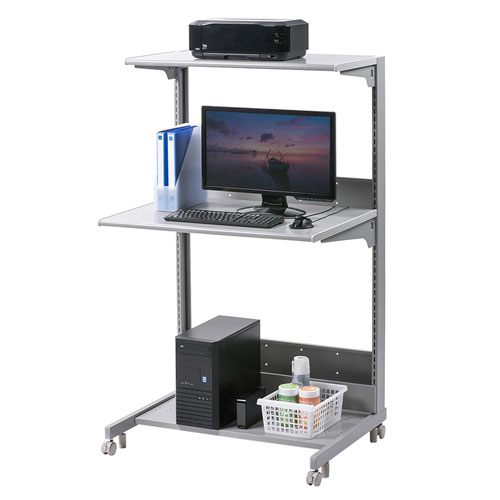 業務用パソコンラック(W900×H1540) / RAC-275【デスクダイレクト】