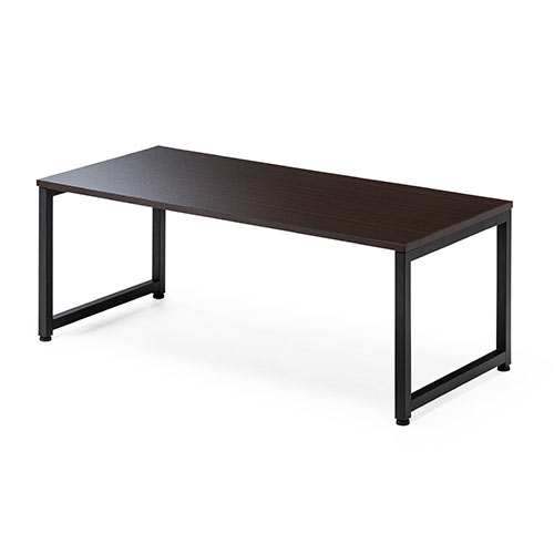 【アウトレット】ローデスク(座デスク・ローテーブル・ダークブラウン・幅100cm・奥行45cm・耐荷重30kg・木目調天板)