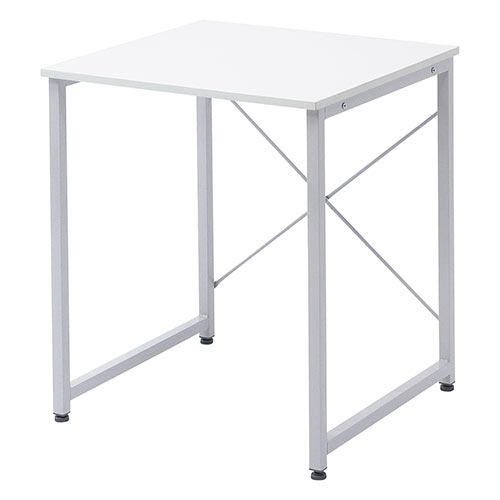1/30 16時まで特価】シンプルワークデスク 幅60cm 奥行60cm ホワイト