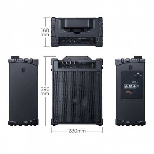 VICTOR　SPM11 スピーカー＆PS-25マイク EA763CJ-17｜ワイヤレスマイク付拡声器スピーカーのページ -