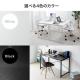 【アウトレット】シンプルワークデスク パソコンデスク 幅80cm 奥行60cm フリーアドレス テレワーク 在宅勤務 リモートワーク ブラック