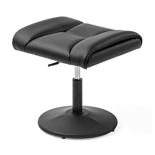 Stressless® 黒のレザーオットマン Stressless® 黒のレザーオットマン