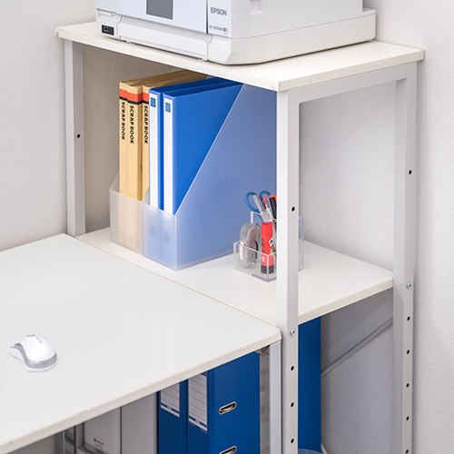 12/26 16時まで特価】シンプルワークデスク用シェルフ 4段 幅60cm