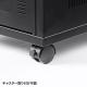 小型機器収納ボックス 幅40cm 高さ40cm 奥行60cm 木目天板
