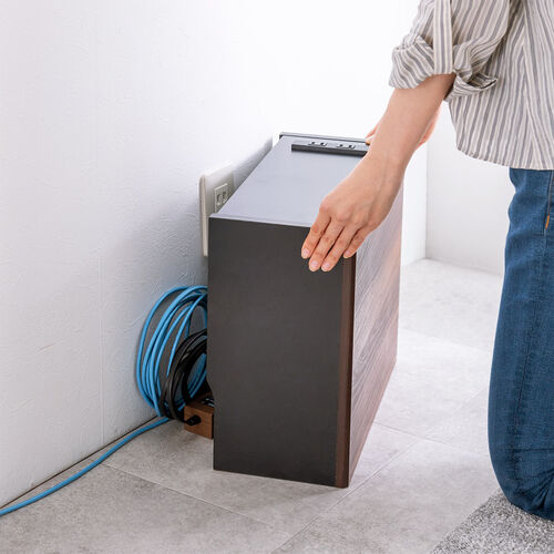 ルーター収納ボックス ケーブルボックス 幅40cm 高さ33cm コンセント