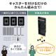 ◆新商品◆【発売記念特価】キッチンワゴン キャスター付き 3段 折りたたみ可能 持ち手付き ブラック