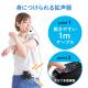 【アウトレット】ポータブル拡声器(ハンズフリー・音楽同時再生可能・マイク付・USB/microSD対応・最大10W)