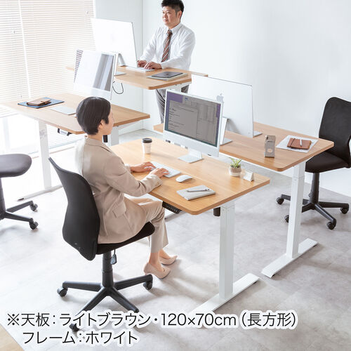 電動昇降デスク 昇降式デスク 昇降デスク パソコンデスク 作業台 幅