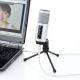 スタンドマイク USB 単一指向性 コンデンサータイプ 高音質