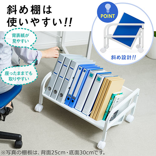 【中古】 PLUS　ファイルワゴン 600×350×935mm　斜め　書類収納 中古】 PLUSファイルワゴン 600×350×935mm斜め書類収納