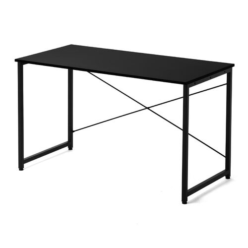 シンプルワークデスク 幅120cm 奥行60cm ブラック / 100-DESKF004BK3