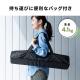 折りたたみローデスク(アウトドアテーブル・ウッドテーブル・ローテーブル・収納袋付き・幅700mm・奥行450mm・竹製)