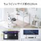 【アウトレット】シンプルワークデスク 幅120cm 奥行70cm ブラック