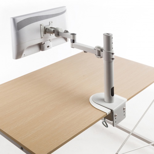 最終値下げ！【全て白色】27インチモニタ/モニタアーム/モニタアーム補強プレート 最終値下げ！【全て白色】27インチモニタ/モニタアーム/モニタアーム