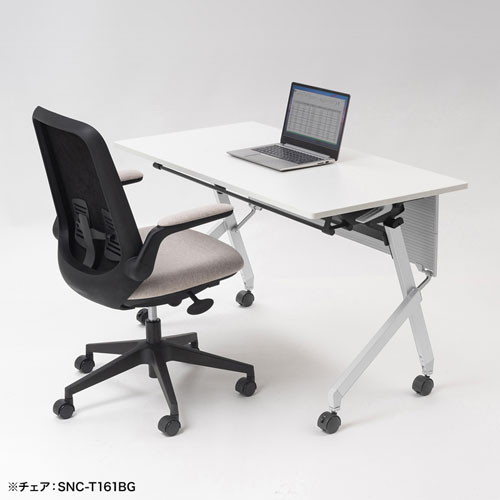 フォールディングデスク(ホワイト・W1200×D600mm) / FLD-12060W