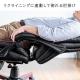 【アウトレット】レザーチェア(社長椅子・本革・牛革・リクライニング・オットマン・肘連動)