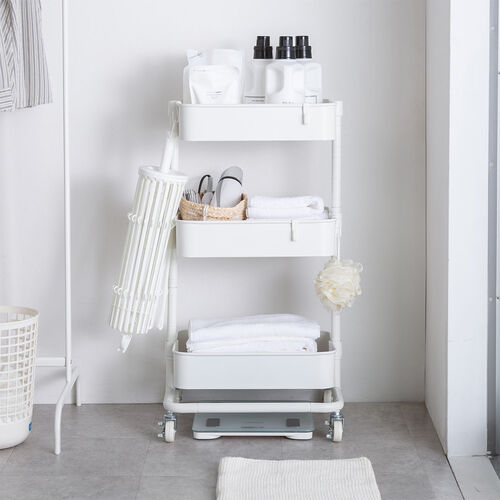 在庫限り】キッチンワゴン ファイルワゴン キャスター付 おしゃれ