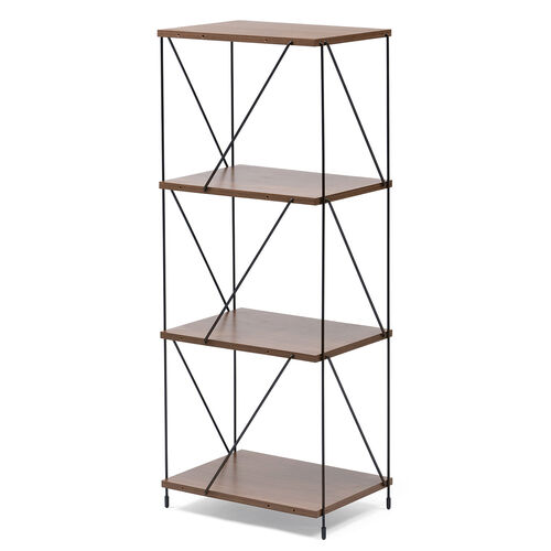 在庫限り】オープンラック ワイヤーラック 4段 簡単組み立て ネジなし