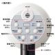 メガホン ハンディ拡声器 5.3W出力 充電式 ボイスレコーダー機能 Bluetooth USBメモリ音楽再生