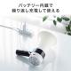 メガホン ハンディ拡声器 5.3W出力 充電式 ボイスレコーダー機能 Bluetooth USBメモリ音楽再生