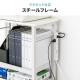 デスクワゴン 3段タイプ 幅60cm 奥行30cm 高さ61cm ブラック