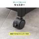 デスクワゴン 3段タイプ 幅60cm 奥行30cm 高さ61cm ホワイト