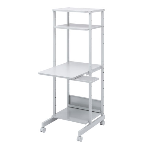 業務用パソコンラック コンパクト W500 D700 H1400mm マウステーブル付き Rac Ec11n デスクダイレクト 業務用パソコンラック コンパクト W500 D700 H1400mm マウステーブル付き Rac Ec11n デスクダイレクト