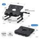 【アウトレット】ノートパソコンスタンド 折りたたみ 高さ変更 角度調整対応 360度回転 姿勢改善 スマホスタンド内蔵