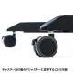【アウトレット】ミーティングテーブル ガス圧昇降式 幅150cm 奥行80cm キャスター付き ライトブラウン