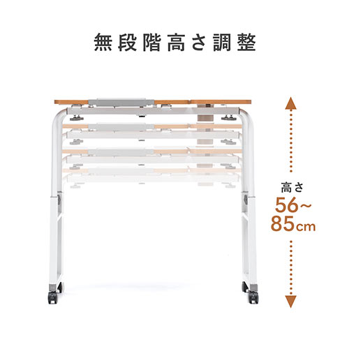 液タブにおすすめ作業用デスク 昇降式パソコンデスク(手動昇降・脚幅