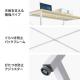 【アウトレット】シンプルワークデスク 幅90cm 奥行60cm ライトブラウン
