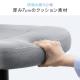 【アウトレット】オフィスチェア コンパクト ランバーサポート ミドルバック キャスター付き ブラック