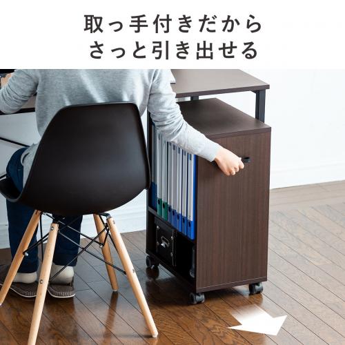 新品】折りたたみデスク デスクワゴン キャスター付き アウトレット