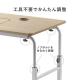 【アウトレット】液タブにおすすめ作業用デスク 昇降式パソコンデスク 手動昇降 脚幅伸縮 カップホルダー W120×D60cm 木目