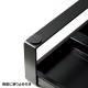 【アウトレット】電源タップ+USBハブ付き モニタースタンド 幅50cm ブラック