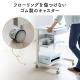 【アウトレット】パソコンデスク 幅55cm 省スペース 収納棚 勉強机 ゴムキャスター 収納ラック