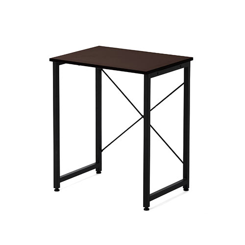 シンプルワークデスク 幅60cm 奥行45cm ブラウン / 100-DESKF014BR