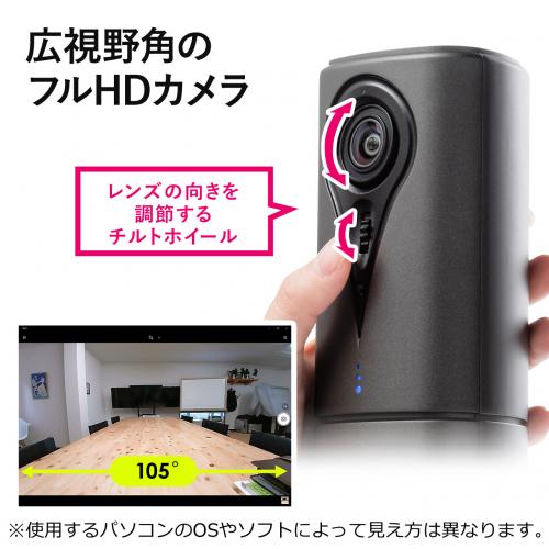 カメラ内蔵WEB会議スピーカーフォン カメラ マイク スピーカー 一体型