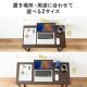 折りたたみデスク 折りたたみテーブル コンパクトデスク 省スペース リビング学習 幅90cm 奥行40cm ブラック